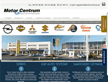 Tablet Screenshot of motorcentrum.pl