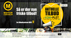 Desktop Screenshot of motorcentrum.dk