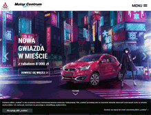 Tablet Screenshot of mitsubishi.motorcentrum.pl